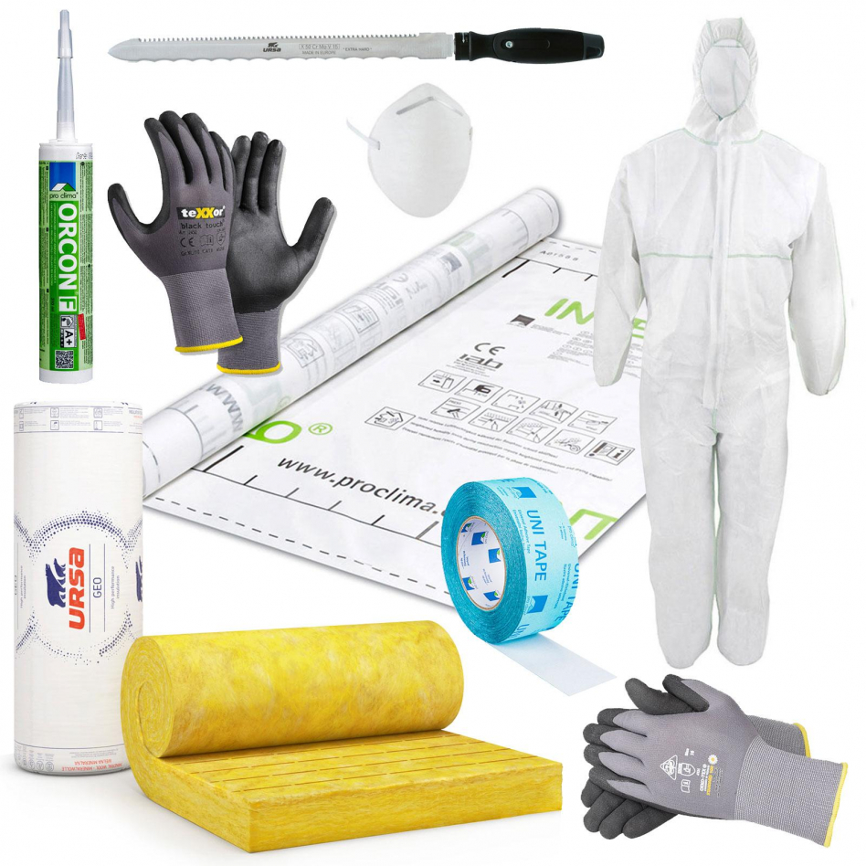 URSA Komplett-Set GEO SF 32 / 35 Spannfilz, 035, 160 mm,220 m² Fläche Image