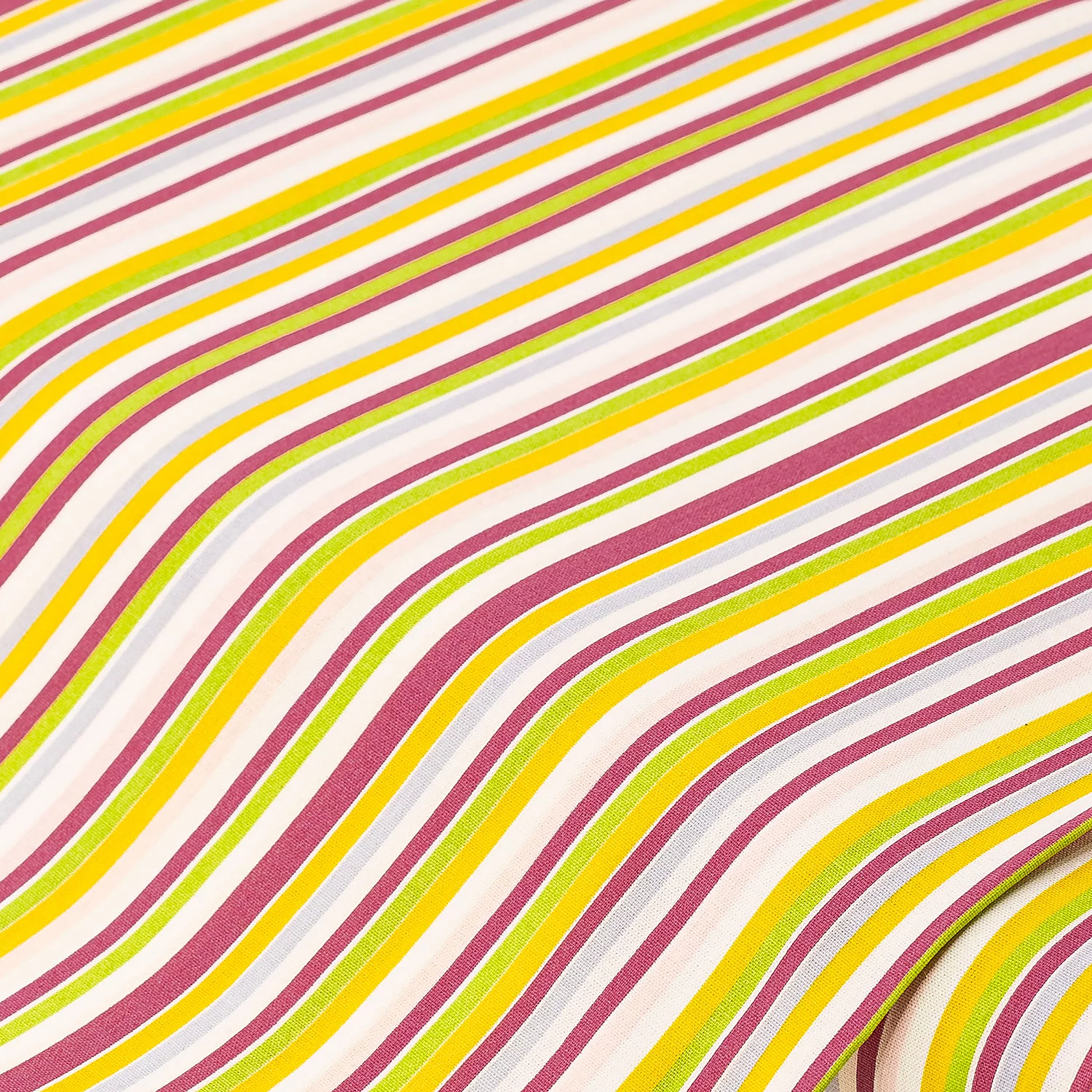 Tissu coton "rayures vintage", multicolore, série "Mona