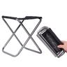 Outdoor Folding Aluminum Fishing Chair / Barbecue Stool / Portable Train Stool / Camping Stool