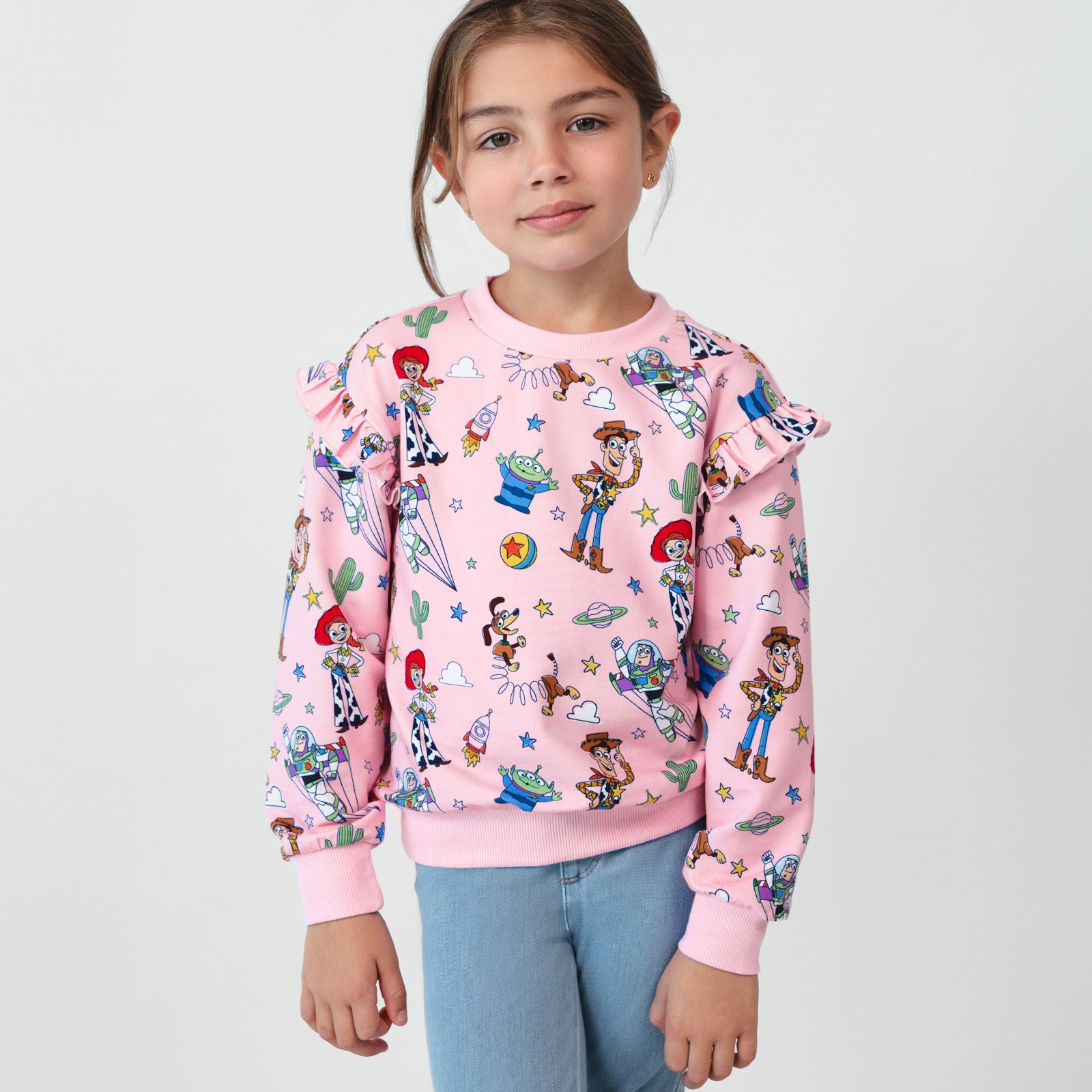 Pixar Toy Story Stars Flutter Crewneck - 4T
