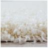 Tapis uni shaggy rond Bright Crème ø 80