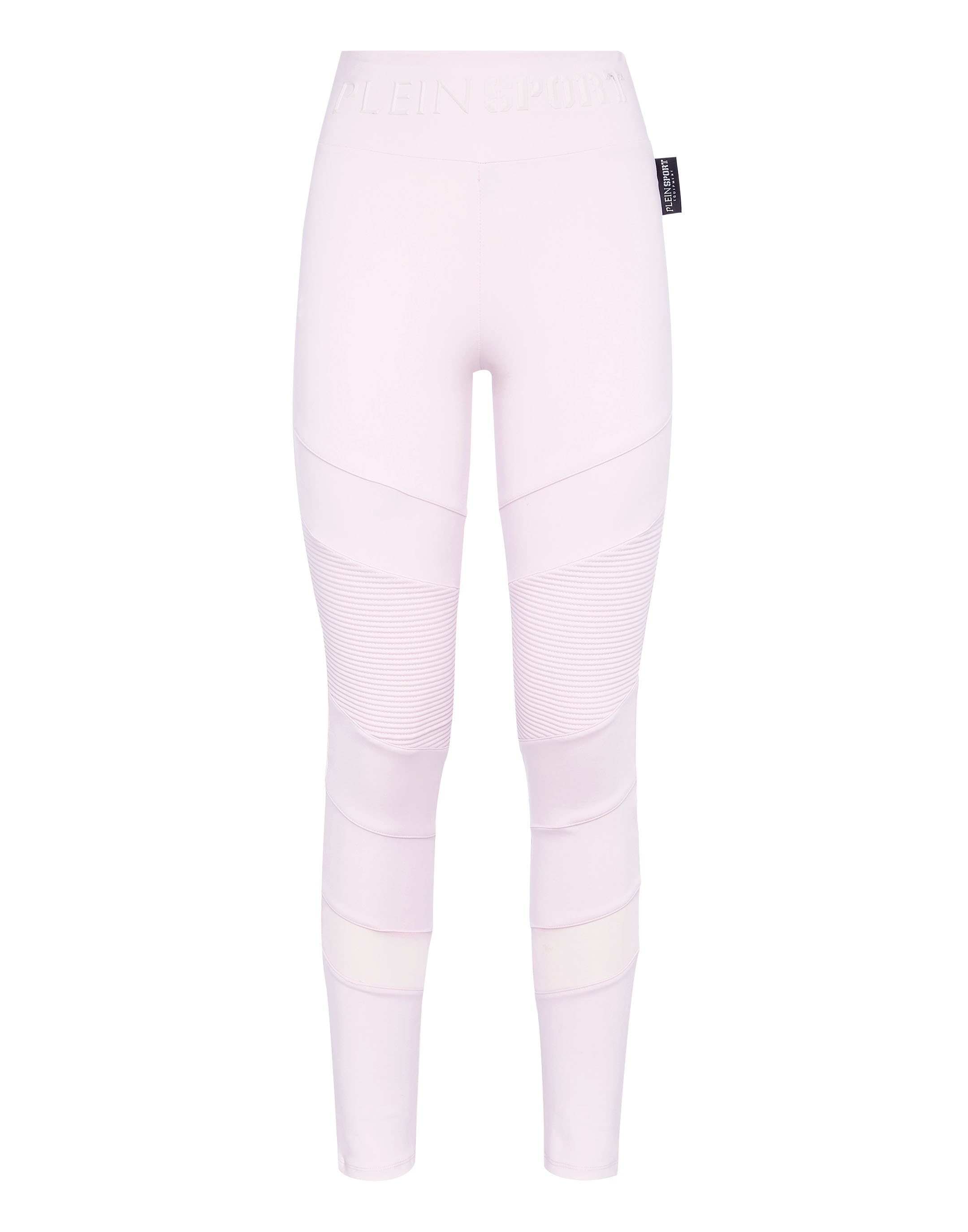 Leggings PLEIN SPORT "Leggings", Damen, Gr. L, US-Größen, lila (30, lila), Obermaterial: 90% Polyester, 10% Elasthan, Hosen Leggings