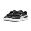 Sneaker PUMA "Smash 3.0 Glitz Glam Sneakers Mädchen", Kinder, Gr. 29, schwarz (schwarz silber weiß metallic), Obermaterial: Textil, Synthetik; Futter: Textil; Innensohle: Textil; Laufsohle: Gummi, Schuhe