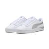 Sneaker PUMA "Jada Classic Aqua Metallics Sneakers Damen", Gr. 37, weiß peaceful blau silber metallic, Obermaterial: Synthetik; Futter: Textil; Innensohle: Textil; Laufsohle: Gummi, Schuhe