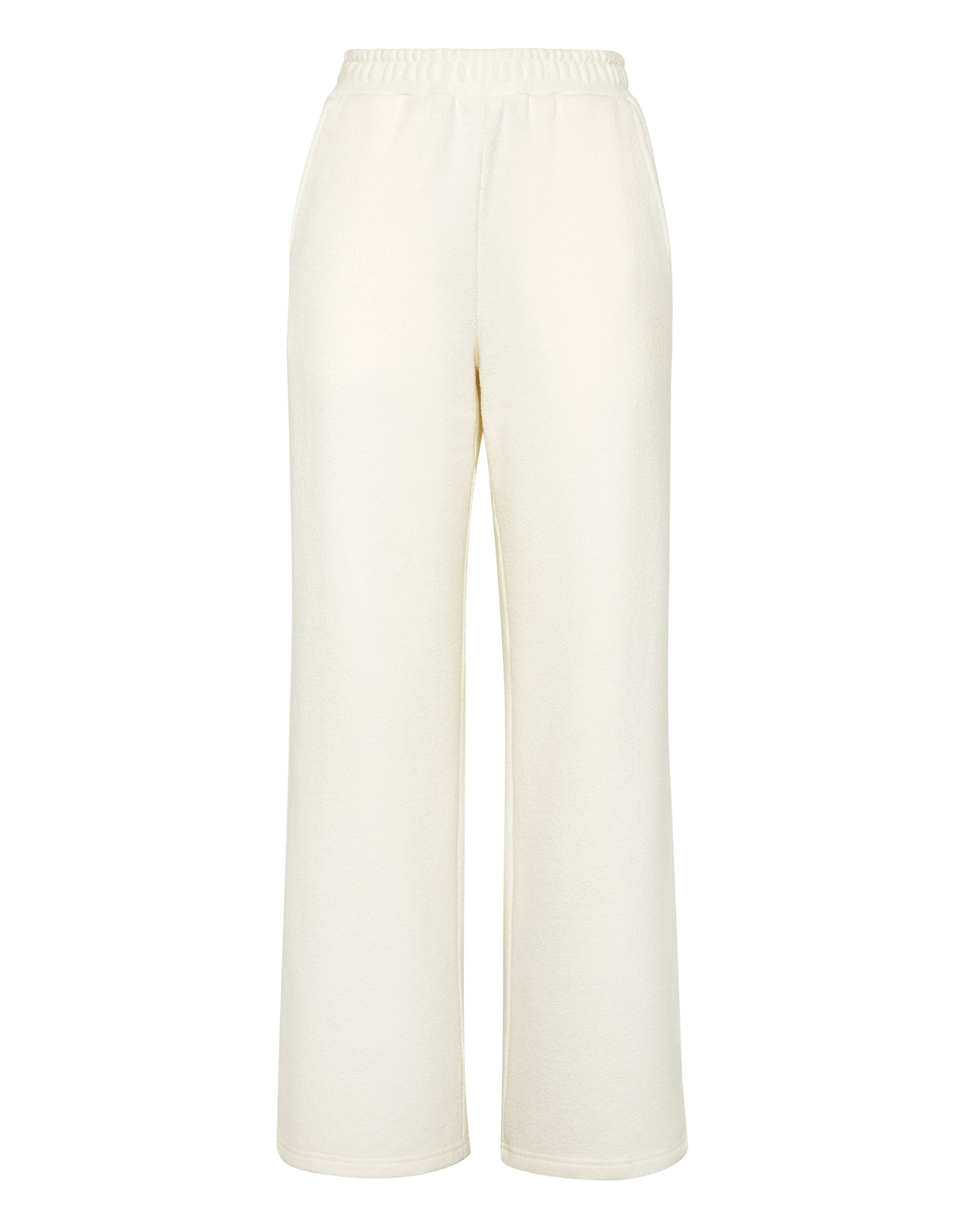 Jogginghose PLEIN SPORT "Jogginghose", Damen, Gr. XXL, US-Größen, weiß (01, weiß), Obermaterial: 77% Baumwolle, 23% Polyester, Hosen Jogginghose