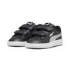 Sneaker PUMA "PUMA Smash 3.0 Glitz Glam Sneakers Mädchen", Kinder, Gr. 23, schwarz (schwarz silber weiß metallic), Obermaterial: Synthetik, Textil; Futter: Textil; Innensohle: Textil; Laufsohle: Gummi, Schuhe