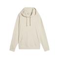 Hoodie PUMA "ESS ELEVATED Bequemer gerippter Hoodie Damen", Damen, Gr. XS, weiß (alpine snow weiß), Obermaterial: 34% Baumwolle, 62% Polyester, 4% Elasthan; Besatz: 100% Baumwolle, comfort fit, Langarm, Sweatshirts