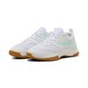 Trainingsschuh PUMA "Varion II Hallensportschuhe Jugendliche", Kinder, Gr. 33, electric peppermint weiß gum grün beige, Obermaterial: Synthetik, Textil; Futter: Textil; Innensohle: Textil; Laufsohle: Gummi, Schuhe