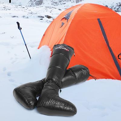 Outdoor Sleeping Bag Socks and Down Boots for Winter - 25.2” x 11.02”