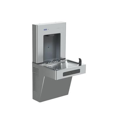 Sloan 33820005 DropSpot Wall Mount Drinking Fountain w/ Bottle Filler - Refrigerated, Filtered, Silver, 115 V