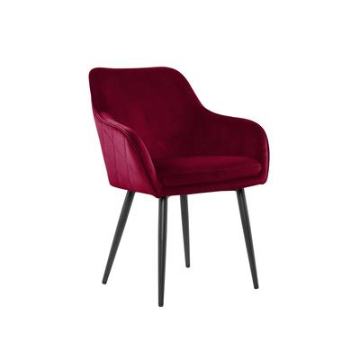 SalesFever »Freja« Armlehnstuhl Samt rot 61x85x45 cm Image