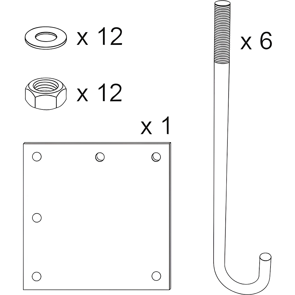Kit de montage pour limiteur de hauteur - kaiserkraft