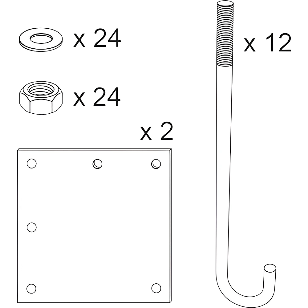 Kit de montage pour limiteur de hauteur - kaiserkraft