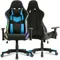 Computer Gaming Chair with LED Lights, RGB Video Gaming Chair with Comfortable Leather and High