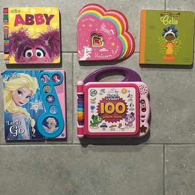 Disney Toys | Children's Book Bundle - Colorful Assortment | Color: Pink/Purple | Size: Osg