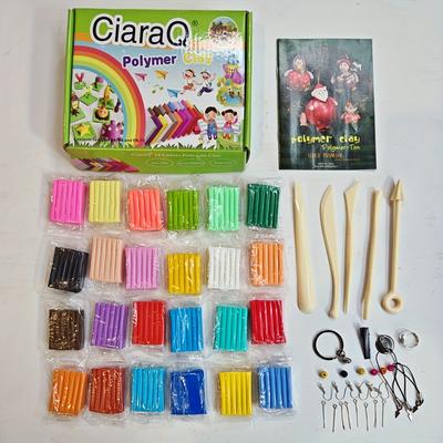 TEMU Polymer Clay 24 Colors, Diy Modeling Clay Starter Kits, Ideal For Sculpture, Crafting, Diy Projects, Best Gift For Halloween. Image