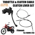 Parti del motociclo della leva della frizione del cavo della frizione del cavo dell'acceleratore per HAWK 250 HAWK250 Dirt Pit Bike PE Steel Wire