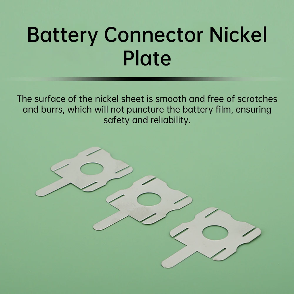 30 Stücke Lithium-Batterie Pack Schrapnell Stecker 0,18mm Batterie Verbinden Nickel Platte Edelstahl Punktschweißmaschine Zubehör Image