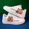 Kawaii Capybara Skate Shoes Cartoon Anime Lightweight Casual Fashion Low-Top Board Shoes for Breathable White Shoes