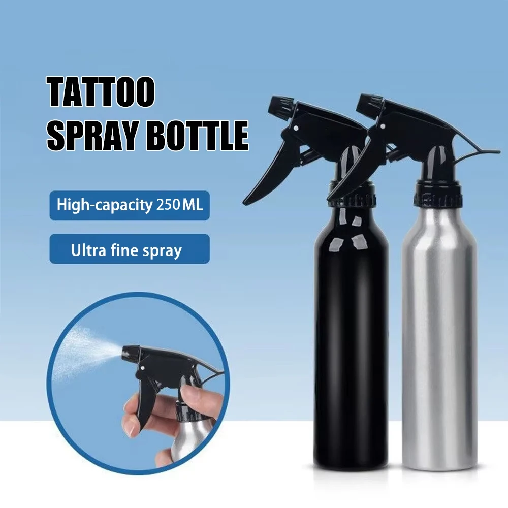 1 stücke Aluminium Druck Sprayer Spray Pumpe Flasche 250 ML sprühflasche feinen nebel pumpe Nachfüllbare spray-tool tattoo liefert Image