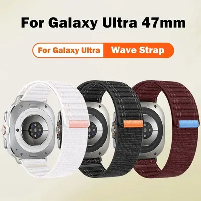 Sports Nylon Loop Strap For Samsung Galaxy Watch Ultra 47mm LTE Band Correa For GALAXY WATCH ULTRA