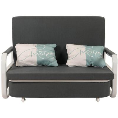 Schlafsofa HHG-525, Schlafcouch Couch Sofa, Schlaffunktion Bettkasten Liegefläche, 130x185cm Image