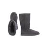 UGG Damen Stiefel, Gr. 38, grau, Leder