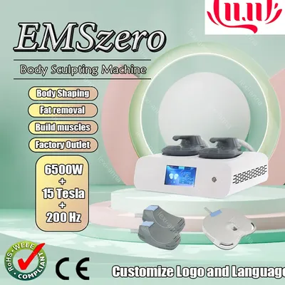 2024 Newest Portable Emszero 6500W Electromagnetic Machine RF Builds Muscle Body Stimulator Slimming