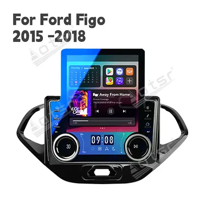 2 Din Car Radio Android 13 Carplay For Ford Figo 2015 - 2018 Multimedia Player Stereo Autoradio GPS