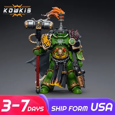 In Stock JOYTOY Warhammer 40K Salamanders Captain Adrax Agatone 1:18 Action Figure,Collection Model