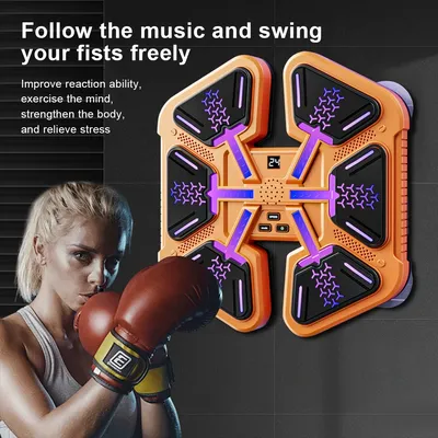 Music Boxing Machine Boxing Training Punching Equipment Wall-Mounted Smart Bluetooth-Compatible