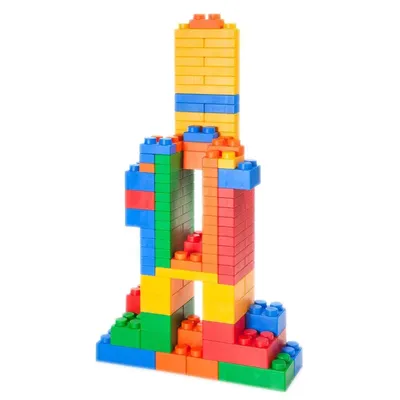 Mix Soft Building Blocks - 120-Piece Set for Infant Early Learning, Cognitive Development, and