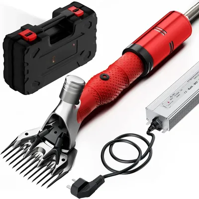 1000W Electric Sheep Shears, Professional, Farm Livestock Shearing Machine-Grooming Kit Animal Hair