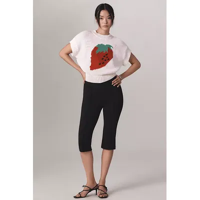 Maeve Cap Sleeve Graphic Sweater Vest