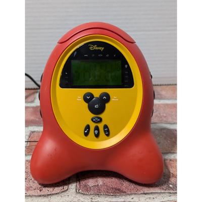 Disney Wall Decor | Disney Mickey Mouse Model Dcr5000-C Am/Fm Digital Clock Radio With Alarm Works! | Color: Red/Yellow | Size: Os