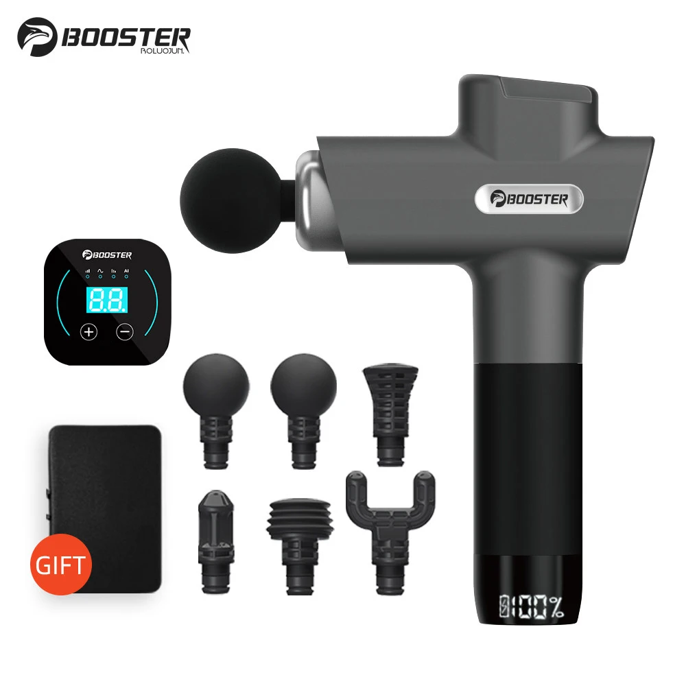 Booster M2-D Massagepistole Deep Tissue Percussion Nacken Rücken Körpermassagegerät Tragbare Faszienpistole Muskelentspannung Elektrisches Massagegerät