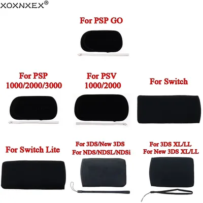 1 stück Lagerung Schutz Weiche Tasche Mit Kordelzug Für Neue 3DS XL LL PSV PSP GO 1000 2000 3000 NDS Image