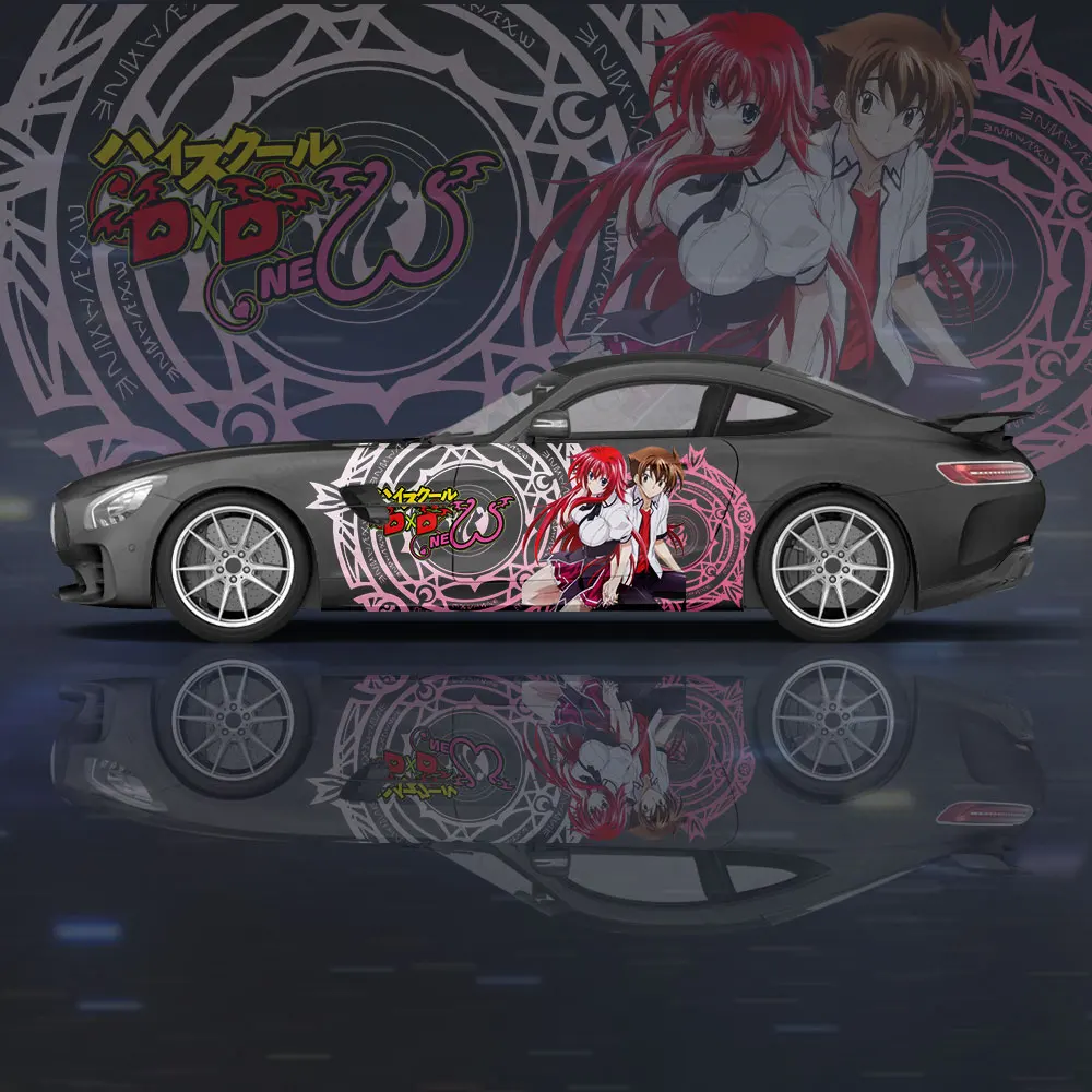 High School DXD Mädchen Auto Wrap schützen Aufkleber Auto Aufkleber kreative Aufkleber Karosserie Aussehen Modifikation dekorative Aufkleber Image