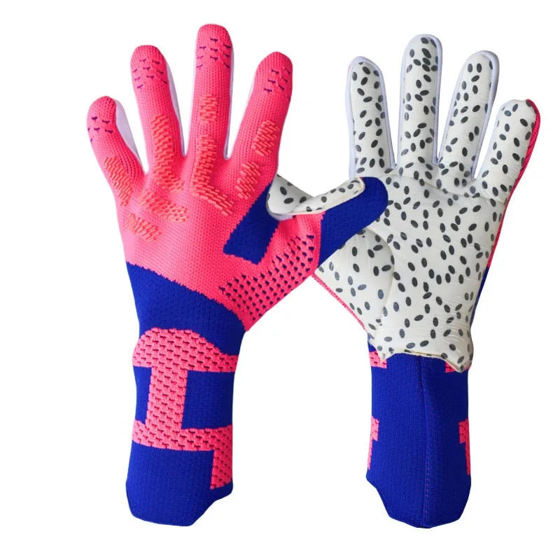 Rutschfeste Torwarthandschuhe aus Latex. Neue Torwarthandschuhe für Jugendliche und Erwachsene, Fußball-Sportspiel-Trainingshandschuhe Image