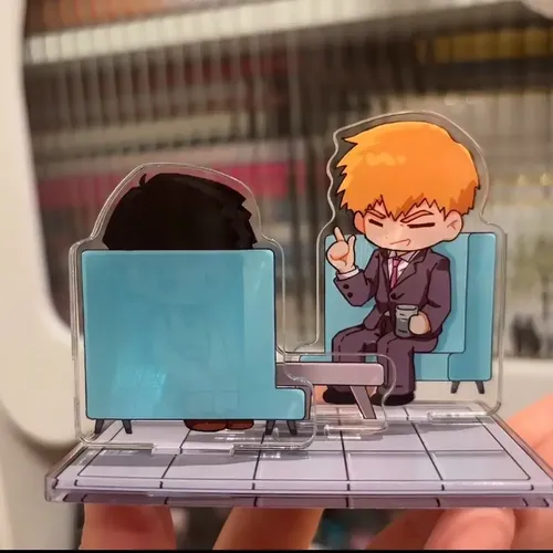 Kageyama Shigeo Figures Acrylic Stand Fashion Anime Action Figure Accessories Collection Kids Toys Gift Desktop Ornament