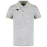 Mizuno Kids Unisex Logo Grey Polo Shirt - Size 9-10Y | Mizuno Sale | Discount Designer Brands