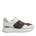 Michael Kors Low-Top Sneaker - Raina Trainer - Gr. 36 (EU) - in Braun - für Damen - aus Textil & Textil & Gummi & Synthetisches Material