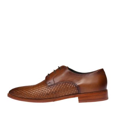 Lorenzo Mesh Cognac Derby-Schnürschuh Image