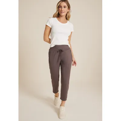 Maurices Women's Traveler Pull On Pants Brown Size X Small