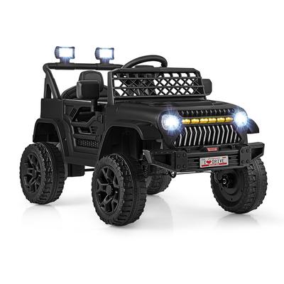 12V Ride On Car for Kids with LED Lights and Safety Features - 37