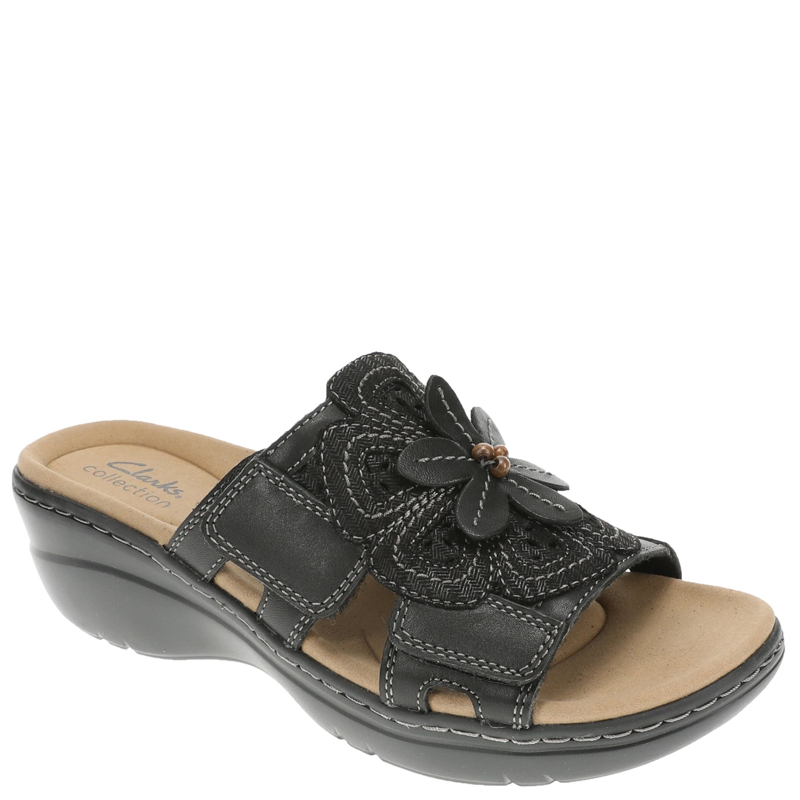 Clarks Merliah2 Belle - Womens 12 Black Sandal N