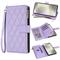 téléphone Coque Pour Samsung Galaxy S24 S23 S22 S21 Ultra Plus A55 A35 A25 A15 5G S20 FE S25 Ultra Portefeuille Magnétique fermeture Éclair avec lanière Rétro Formes Géométriques TPU faux cuir