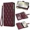 téléphone Coque Pour Samsung Galaxy S24 S23 S22 S21 Ultra Plus A55 A35 A25 A15 5G S20 FE S25 Ultra Portefeuille Magnétique fermeture Éclair avec lanière Rétro Formes Géométriques TPU faux cuir