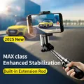 2025 Nuovo supporto per telefono pieghevole con treppiede per selfie stick portatile con portachiavi
