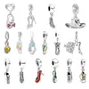 HotSale Cowboy Hut Anhänger Elegante Krone Heels Schuhe Charm Bead Fit Original Europäischen 925 Silber Armband DIY Frauen Schmuck Geschenk